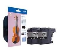 Brother LC127XLBKBP2 - Pack de 2 - Très Haut Rendement - noir - original - blister - cartouche d'encre - pour Brother DCP-J4110DW, MFC-J4410DW, MFC-J4510DW, MFC-J4610DW, MFC-J4710DW Noir G