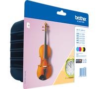 Brother LC127XLVALBPDR Multipack Noir(e) / Cyan / Magenta / Jaune Original LC-127XL+LC-125XL