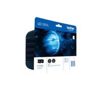 Brother LC1280XLBKBP2 - Pack de 2 Cartouches Jet d'Encre Noire Originales - Rendement 2400 Pages - Compatibilité MFC-J5910DW, J6510DW, J6710DW, J6910DW