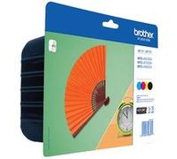 Brother LC129XL Value Pack - Pack de 4 - noir, jaune, cyan, magenta - original - coque avec sécurité - cartouche d'encre G