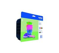 Brother Lc221 Value Pack - Confezione Da 4 - Nero, Giallo, Ciano, Magenta