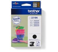 LC221BK - Noir - original - cartouche d'encre - pour Brother DCP-J562DW, MFC-J480DW, MFC-J680DW, MFC-J880DW