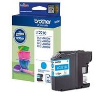 Brother LC221C - Cyan - original - cartouche d'encre - pour Brother DCP-J562DW, MFC-J480DW, MFC-J680DW, MFC-J880DW Cyan G