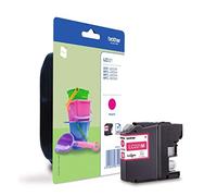 Brother LC221M Cartouche d'Encre Original compatible avec Imprimates Brother DCP-J562DW/MFC-J680DW Magenta, Taille Unique
