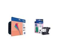 BROTHER LC223VALBP | Pack de 4 Cartouches d'encre Originales | Noir, Jaune, Cyan, Magenta | Qualité supérieure & LC227XLBK | Cartouche d'encre Originale | Noir