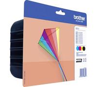 Brother LC223VALBP | Pack de 4 cartouches d'encre originales | Noir, Jaune, Cyan, Magenta | Qualité supérieure