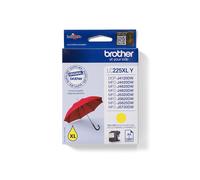 Brother LC225XLY - Cartouche d'encre Jaune Originale - Rendement 1200 pages - Compatibilité DCP-J4120DW, MFC-JxxxxDW - Dimensions 25x90x115mm