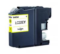 Brother LC22EY cartouche d'encre Jaune authentique (TVA incluse)