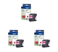 BROTHER LC22UM | Cartouche d'encre Originale | Magenta, Paquet de 3