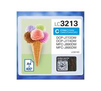 greenline remplace Brother LC-3213 C Cartouche d'encre, cyan