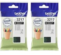 Brother LC3217BK | Cartouche d'encre Originale | Noir (Lot de 2)