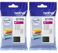 Brother LC3219XLM |Cartouche d'encre Originale | Magenta (Lot de 2)