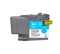 Brother LC3239XL Cartouche d'encre pigmentaire cyan générique - Remplace LC3239XLC