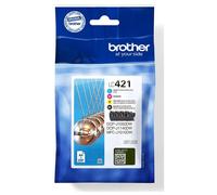 Brother LC421VAL - Pack de 4 cartouches d'encre originales