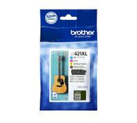 BROTHER LC421XL LC-421XLVAL CMYK ENCRE - 2000 ETIQUETTES POUR DCP-J1050DW