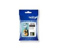 Brother LC421XLBK - à rendement élevé - noir - original - cartouche d'encre