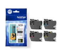 BROTHER LC421XLVAL Pack 4 cartouches - 500 pages