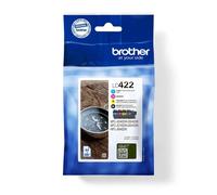 Brother LC422 Multipack - Pack de 4 - noir, cyan, magenta, jaune - original - cartouche d'encre - pour Brother MFC-J5345DW