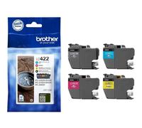 Pack Encres Brother LC422VAL cartouches d'origine - Noir & Couleurs - LC422VAL
