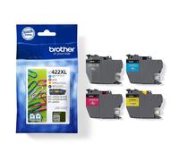 Brother LC422XLVAL Cartouche d'encre originale grande capacité - Pack de 4 (Noir, Cyan, Magenta, Jaune)