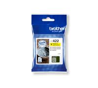 Brother LC422Y - Cartouche d'encre Jaune Original - 550 Pages - Compatible MFC-J5740DW/J6540DW/J6940DW - Dimensions 22x88x115mm