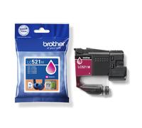 Brother LC521M Genuine Ink Cartridge - Magenta