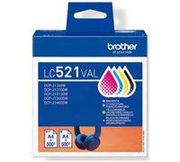 BROTHER LC521VAL - Multipack CMYK / 500 pages