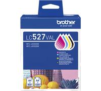 Brother LC527 Value Pack - Pack de 4 - cartouche d'encre - pour Brother MFC-J4350DW, MFC-J4550DW - LC527VAL
