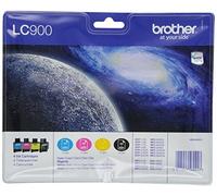 Brother LC900Valuepack Cartouche d'encre d'origine 1 x noir, jaune, cyan, magenta