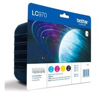 Brother LC970VALBP Multipack De Cartouches Originales 4 Couleurs