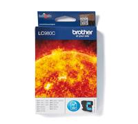 Brother LC980C - Cartouche d'encre cyan, 260 pages