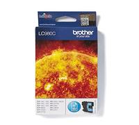 Brother LC-980CBP - Cyan - originale - blister - cartouche d'encre - pour Brother DCP-145. 163. 165. 195. 365. 373. 375. 377. MFC-250. 255. 290. 295. 297