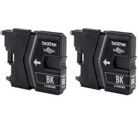 Brother LC985BK Cartouche d'encre 1 pièce(s) Original Noir, Taille Unique (Lot de 2)