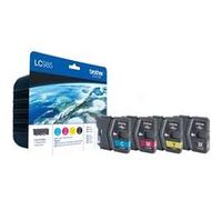 Brother LC985VALBPDR - Pack de 4 - noir, jaune, cyan, magenta - original - blister - cartouche d'encre - pour Brother DCP-J125, DCP-J140, DCP-J315, DCP-J515, MFC-J220, MFC-J265, MFC-J410, MFC-J415 Cya