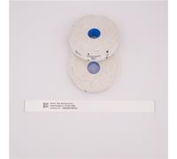 Brother - Fermeture adhésive - blanc - 25 x 279 mm 200 unités (1 rouleau(x) x 200 bracelets pour adultes - pour Brother TD-2130N, TD-2130NHC, TD-2130NSA