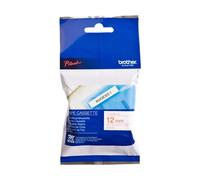 Brother M-K232 - (12 mm) - Rouge sur blanc - Ruban