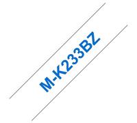 Brother MK233 - Bande non plastifiée - bleu sur blanc - Rouleau (1,2 cm x 8 m) 1 rouleau(x) - pour P-Touch PT-100, PT-110, PT-65, PT-70, PT-80, PT-85