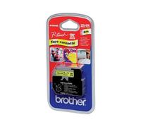 Brother M-K621B Cassette Ruban Étiqueteuse 9mm Noir/Jaune Non Laminé Compatible P-touch (PT-85, PT-75, PT-BB4...) - Longueur 8m