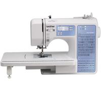 Brother Machine à coudre électronique FS100WT - 100 pts - Blanc et bleu