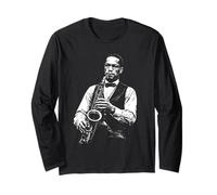Brother Malcolm Saxophone Black History Jazz Manche Longue