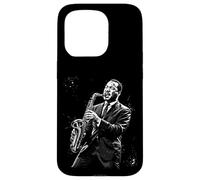 Brother Martin Jouant du Saxophone Black History Month Coque pour iPhone 15 Pro