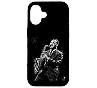Brother Martin Jouant du Saxophone Black History Month Coque pour iPhone 16