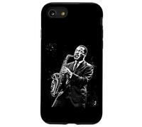 Brother Martin Jouant du Saxophone Black History Month Coque pour iPhone SE (2020) / 7/8
