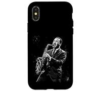 Brother Martin Jouant du Saxophone Black History Month Coque pour iPhone X/XS