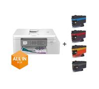 Brother MFC-J4335DWXL, Jet d'encre, Impression couleur, 1200 x 4800 DPI, A4, Impression directe, Blanc