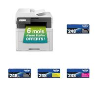Brother MFC-L3740CDWE | Imprimante Laser Couleur Multifonction 4 en 1 (Impression/Copie/Scan/Fax) TN-248BK Cartouche de Toner 1 pièce(s) Original