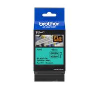 BROTHER Modèle du produit : FLe-7511 21MMX45MM Black on White Flag Tape