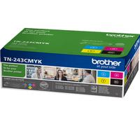 Brother Multipack Noir(e) / Cyan / Magenta / Jaune Original TN-243CMYK