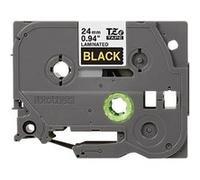 Brother - Noir, doré(e) - Rouleau (2,4 cm) 1 cassette(s) ruban laminé - pour P-Touch PT-1400, 1500, 1600, 1650, 2310, 2430, 2600, 2610, 2700, 2710, 3600, 9600, 9800 G