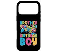 Brother of The Birthday Boy Jeu vidéo d'anniversaire Assorti Coque pour iPhone 17 Pro Max
